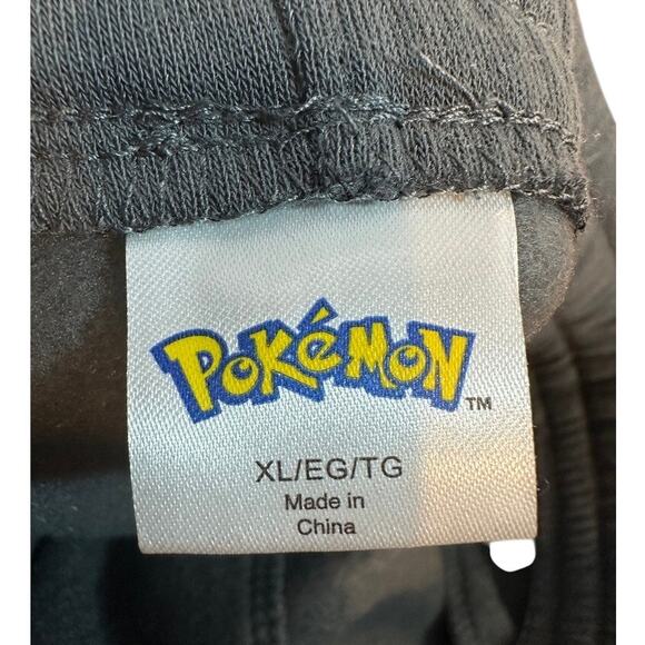 Pokémon Pikachu Officially Licensed Jogger Sweats Boys XL Gray Mad Engine Pants - Picture 4 of 6